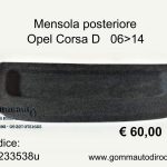 Mensola posteriore Opel Corsa D