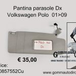 Pantina parasole Dx Volkswagen Polo 01>