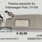 Pantina parasole Sx Volkswagen Polo 01>