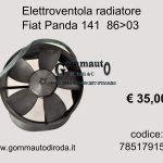 Elettroventola radiatore Fiat Panda 141 86>03