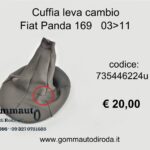 Cuffia leva cambio Fiat Panda 169 03>11
