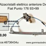 Alzacristalli elettrico ant.Dx Fiat Punto 93>99