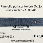 Pannello porta anteriore Fiat Panda 141