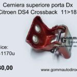 Cerniera superiore porta Dx Citroen DS4
