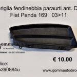 Griglia fendinebbia paraurti ant. Dx Fiat Panda 169