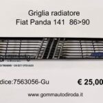 Griglia radiatore Fiat Panda 141 86>90