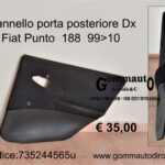 Pannello porta post. Dx Fiat Punto 188