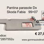 Pantina parasole Dx Skoda Fabia 99>07