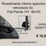 Rivestimento interno specchio retrovisore Sx Fiat Panda 141