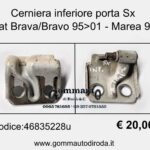 Cerniera inferiore porta Sx Fiat Brava-Bravo-Marea