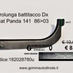 Prolunga battitacco Dx Fiat Panda 141