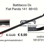 Battitacco Dx Fiat Panda 141 86>03