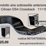 Condotto aria sottosedile Sx Citroen DS4