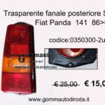 Trasparente fanale posteriore Sx Fiat Panda 141