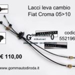 Lacci leva cambio Fiat Croma 05>10
