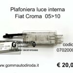 Plafoniera luce interna vano portaoggetti Fiat Croma 05>10 Olsa 0702000-51733820