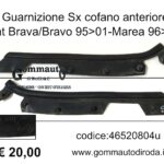 Guarnizione Sx cofano Fiat Brava/o-Marea