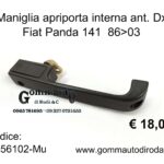 Maniglia apriporta interna anteriore Dx tipo corto colore marrone Fiat Panda 141 86>03 5756102
